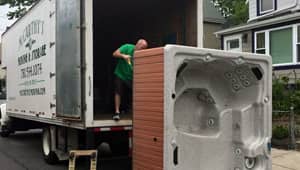 moving a jacuzzi in hingham, ma